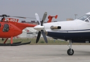 Helicóptero y avión